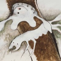 Hond en Vogelvrouw